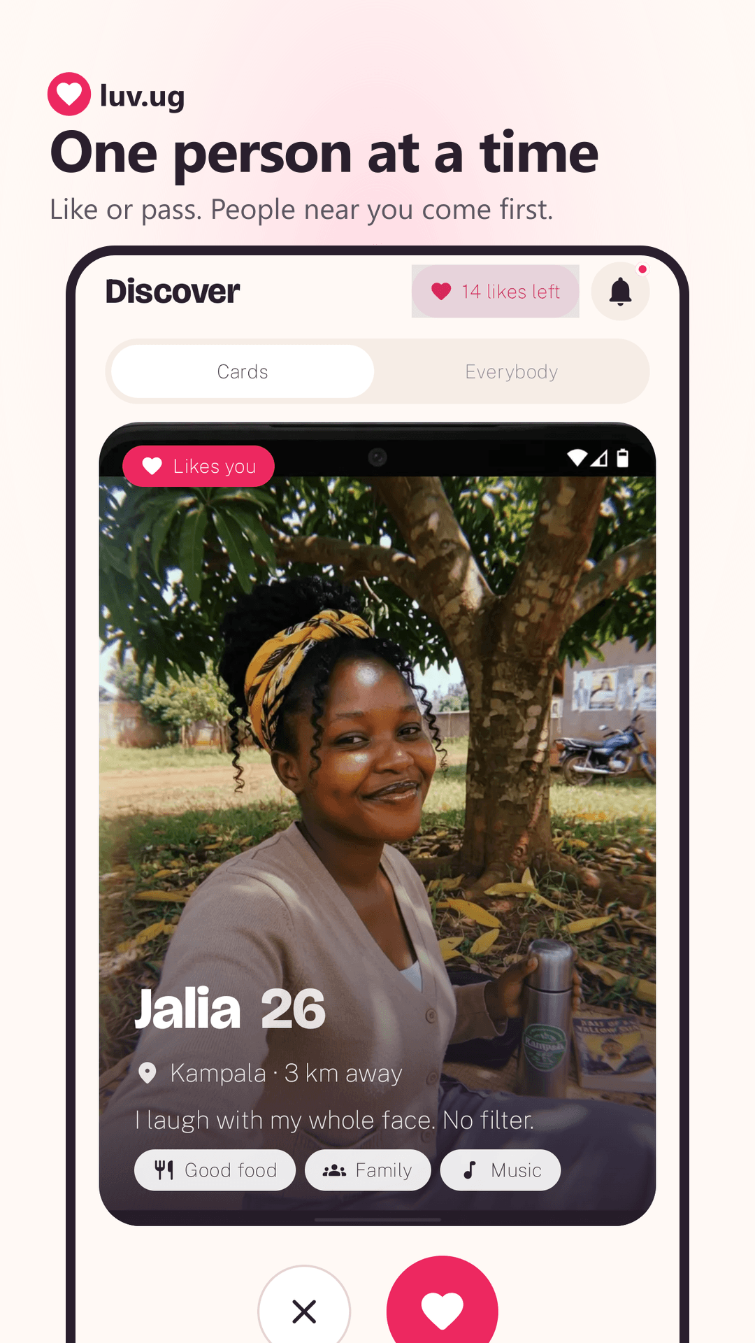 Luv.ug: Uganda Dating & Chat in use