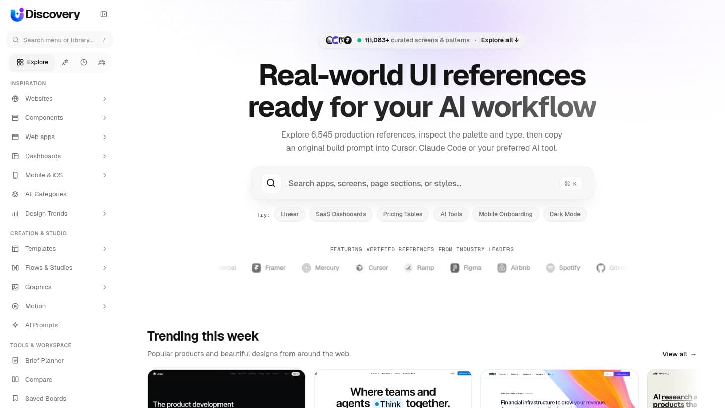 UI Discovery in use