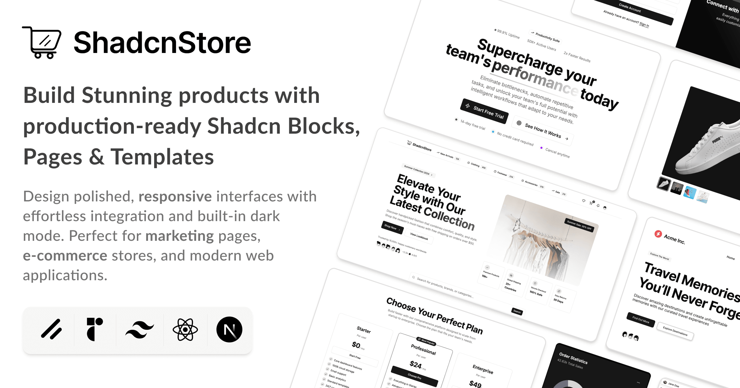 ShadcnStore in use