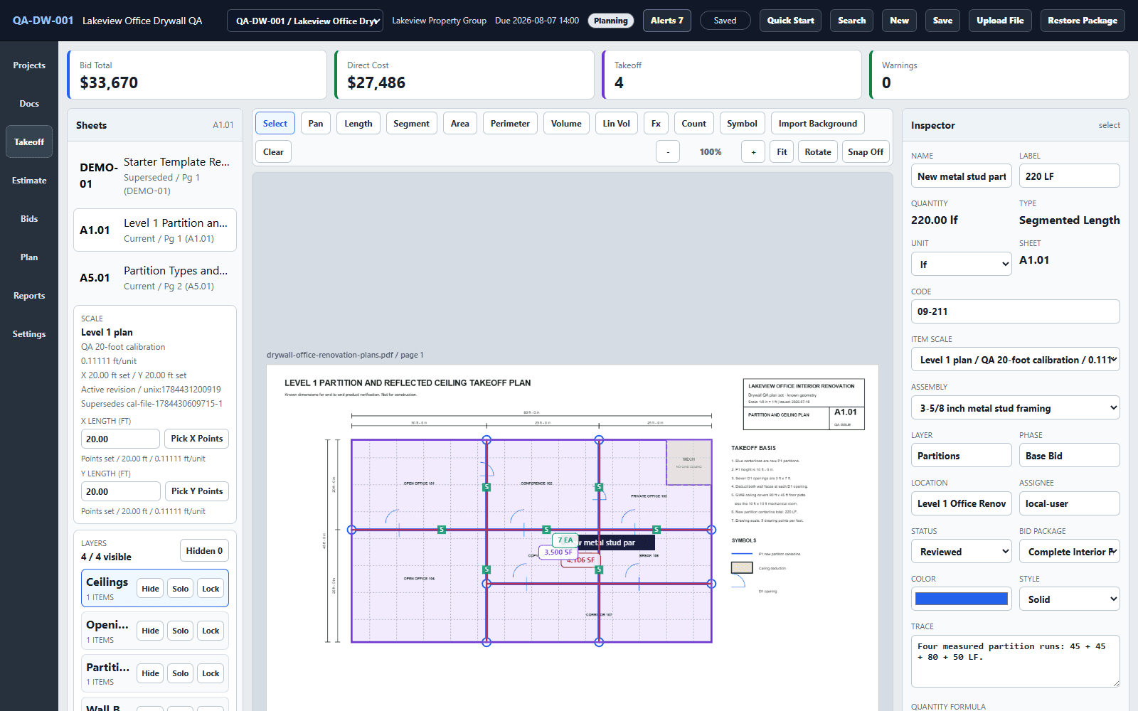 Takeoff Field Tools screenshot 2