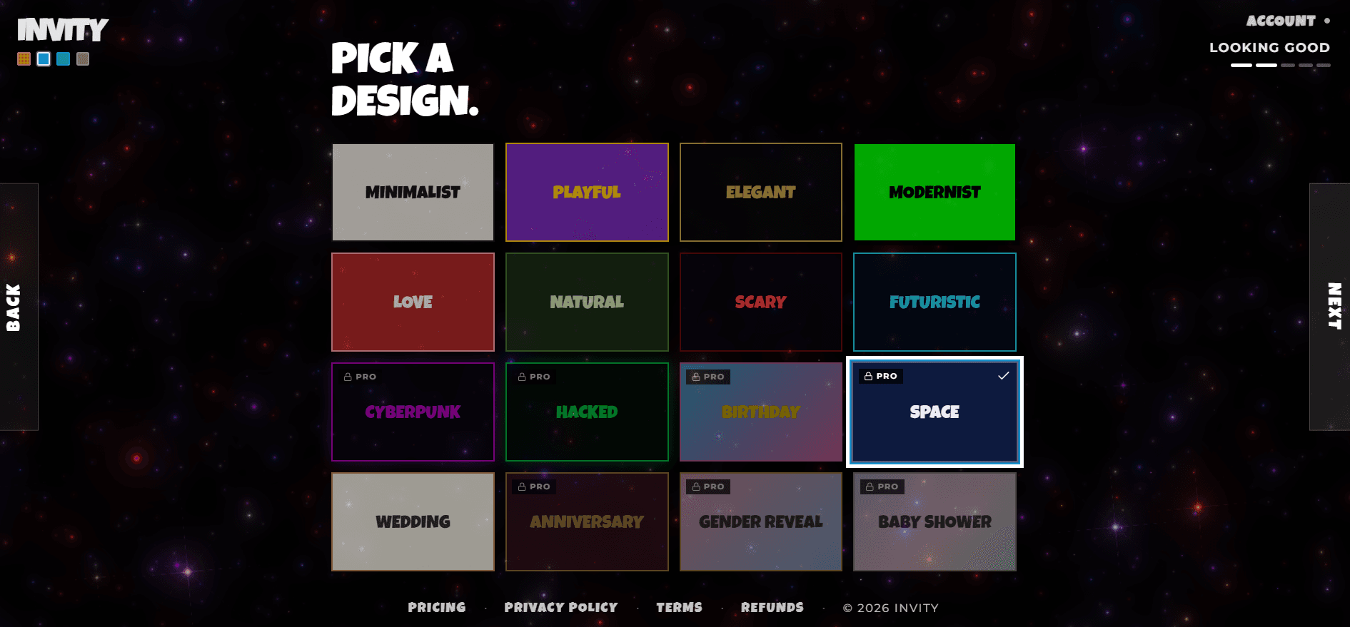 Invity Cards screenshot 2
