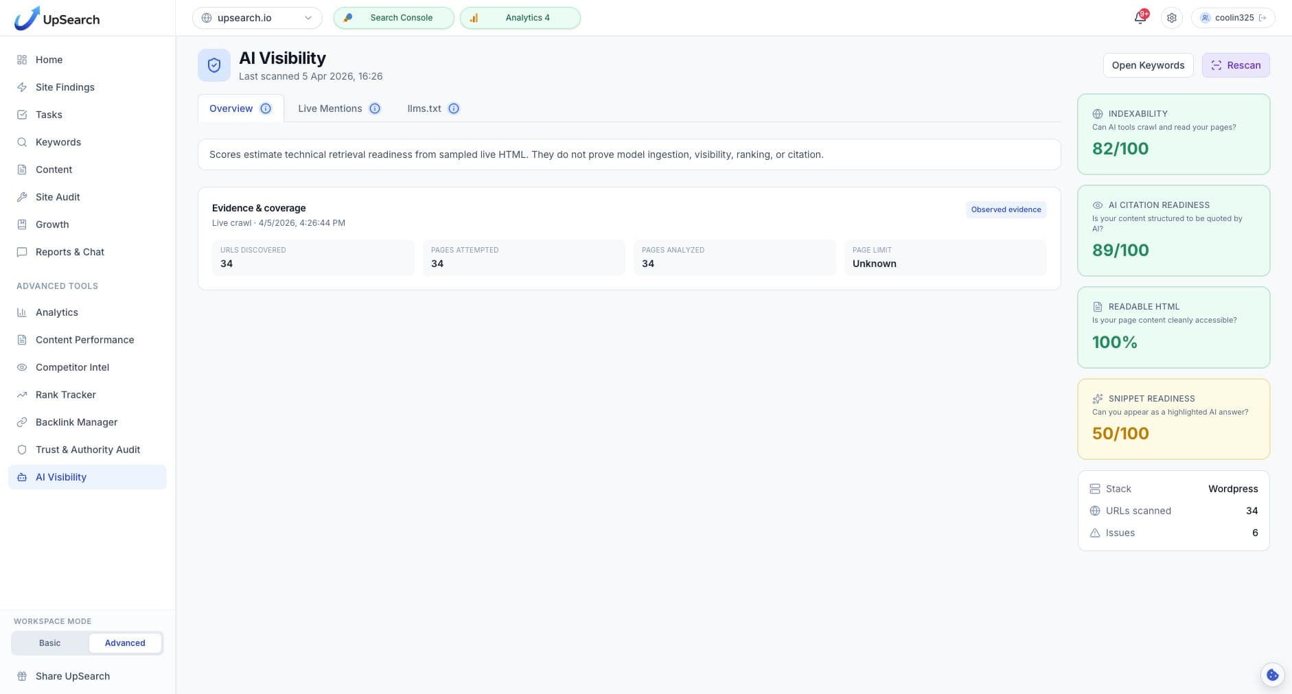 UpSearch screenshot 5