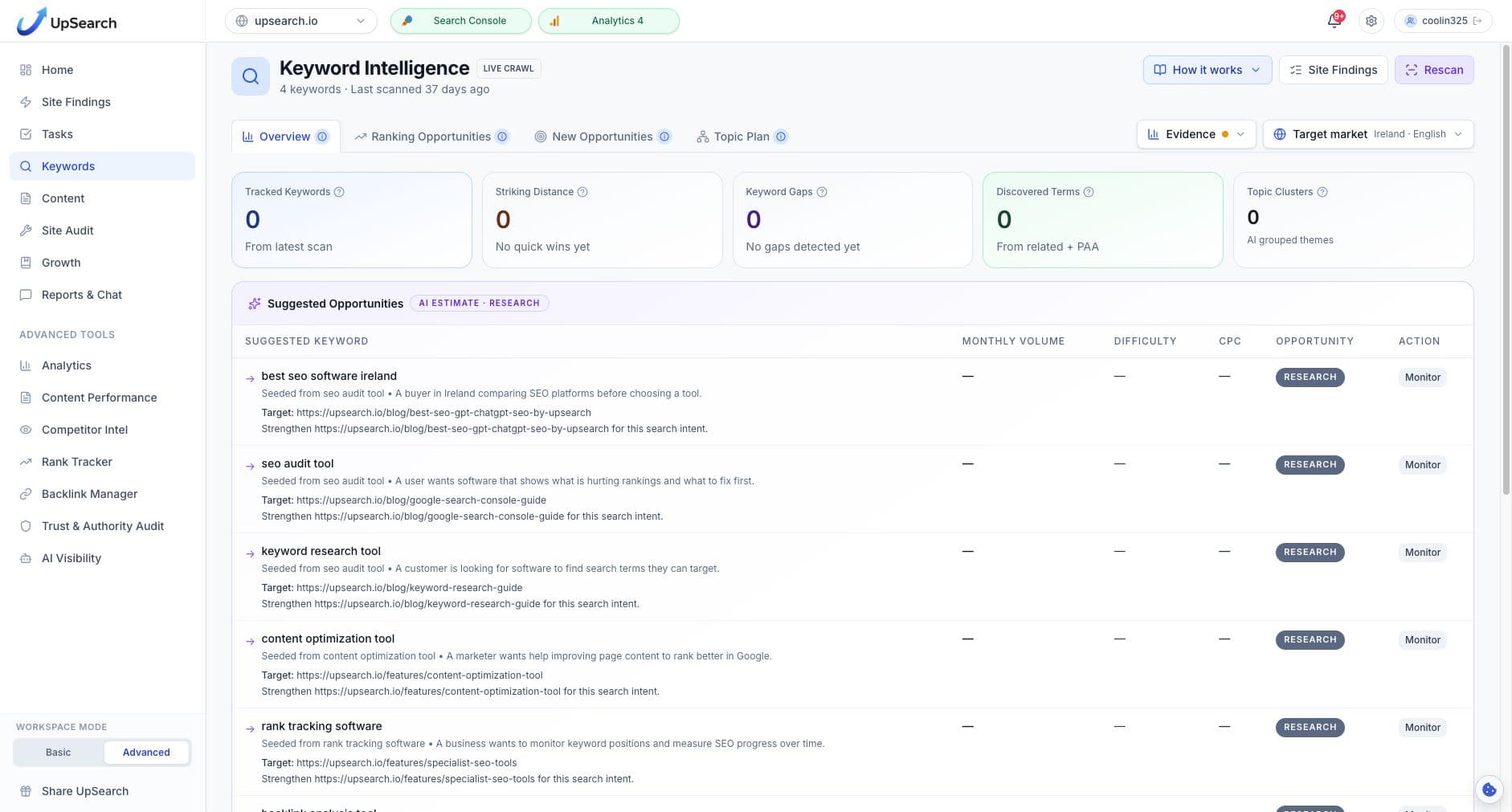 UpSearch screenshot 3