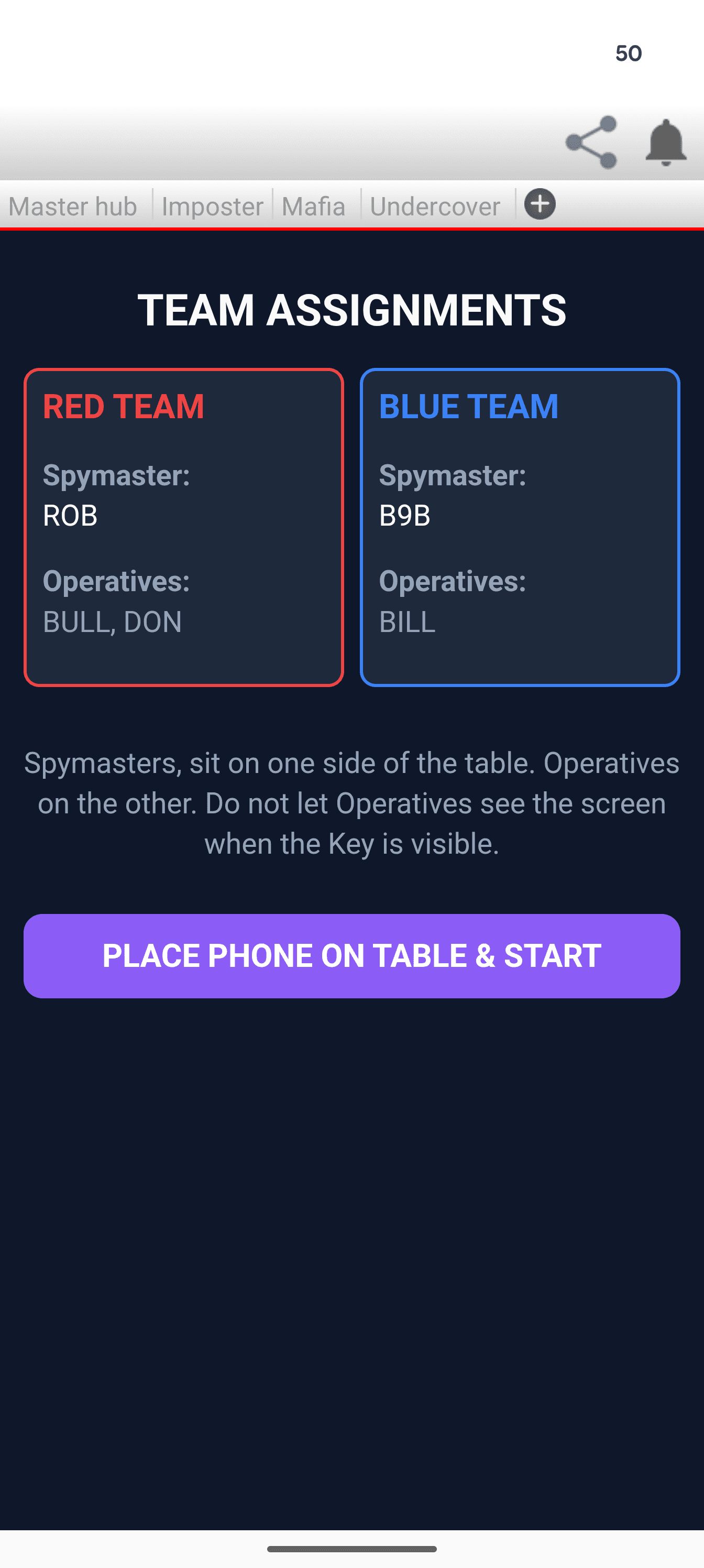 Party hub mafai and spy games screenshot 3