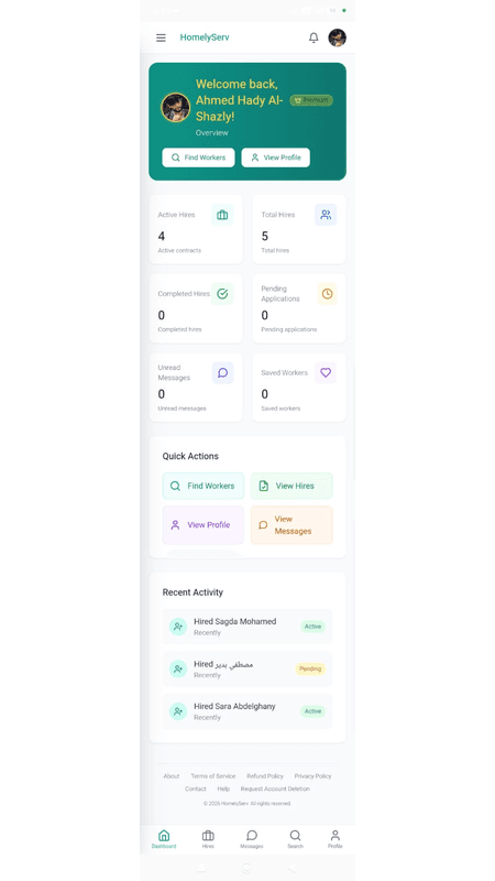 HomelyServ screenshot 4