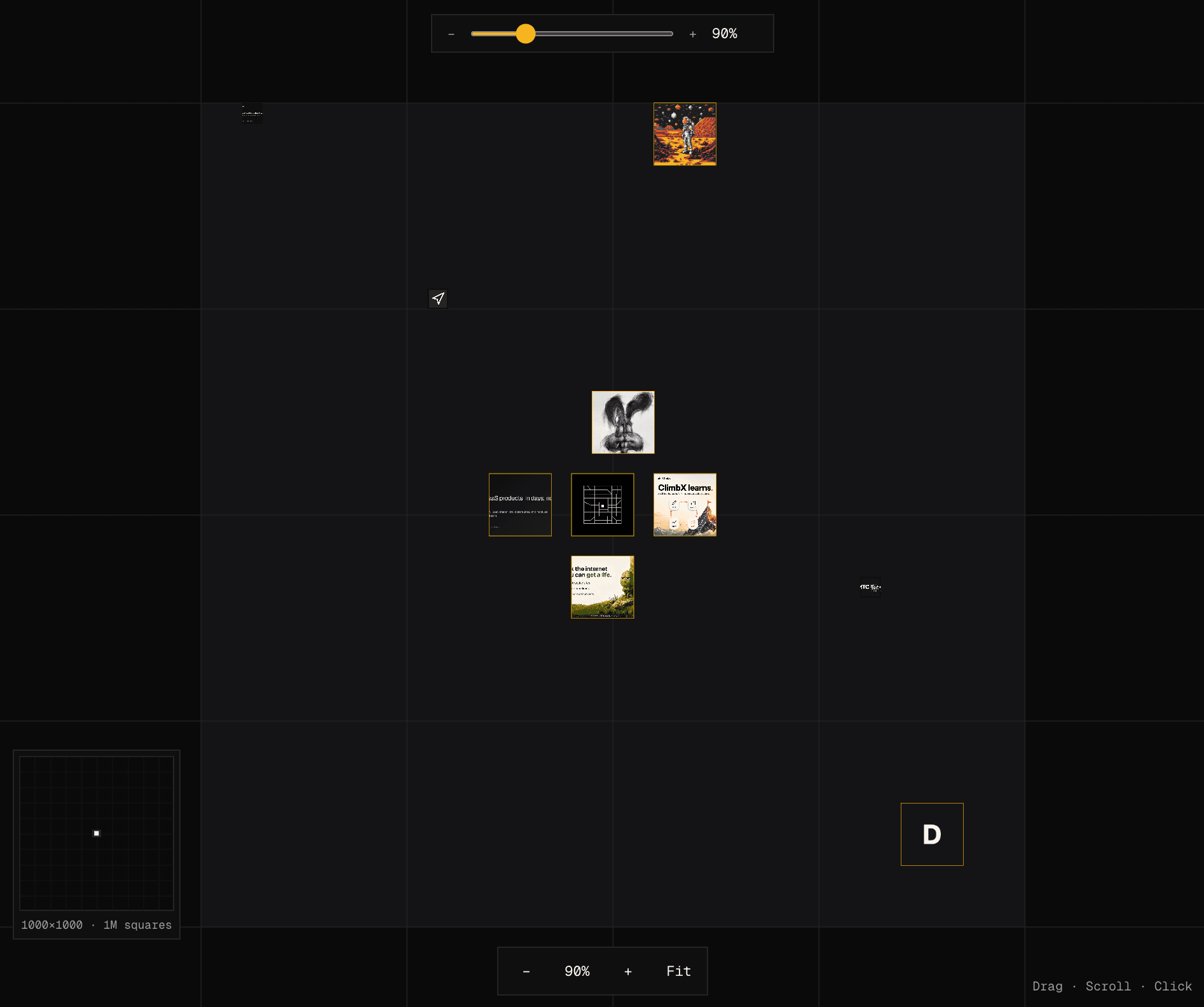 Internet Map in use