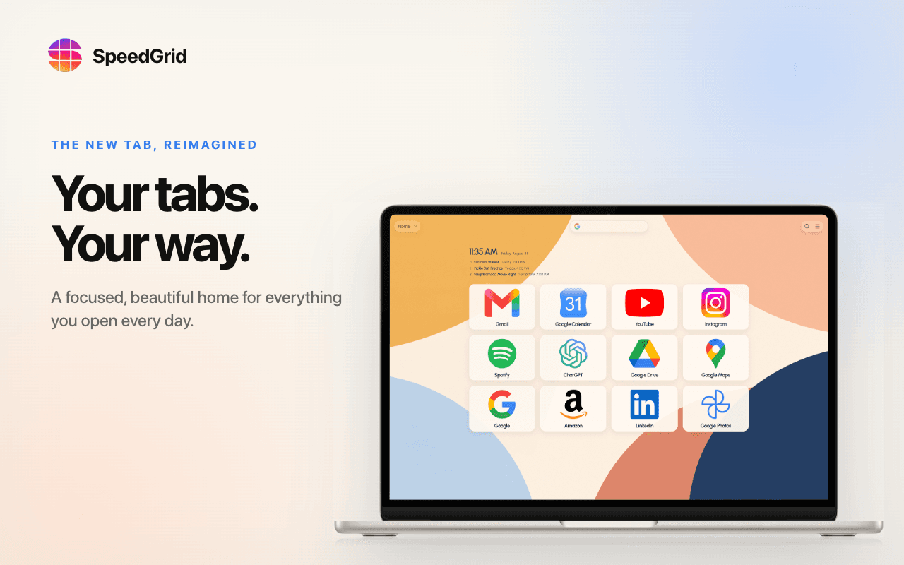 SpeedGrid in use