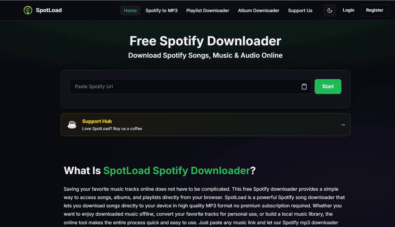 Spotload in use