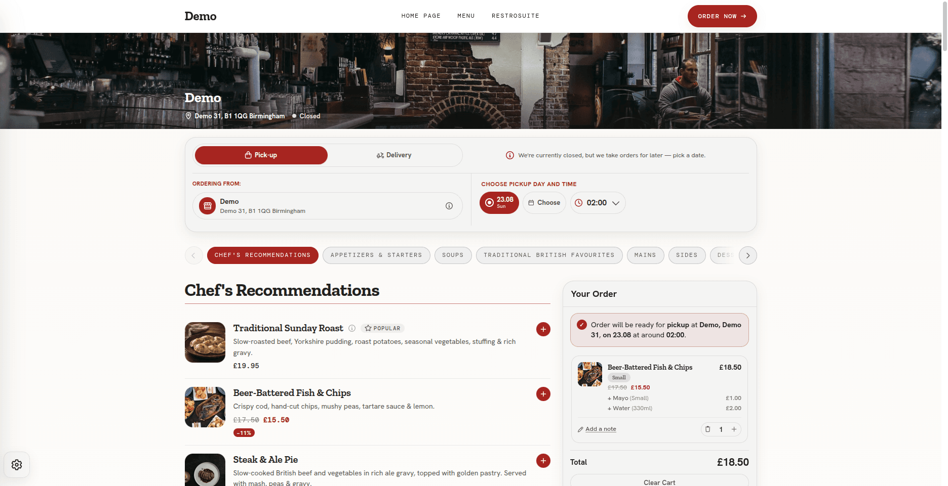 RestroSuite screenshot 2