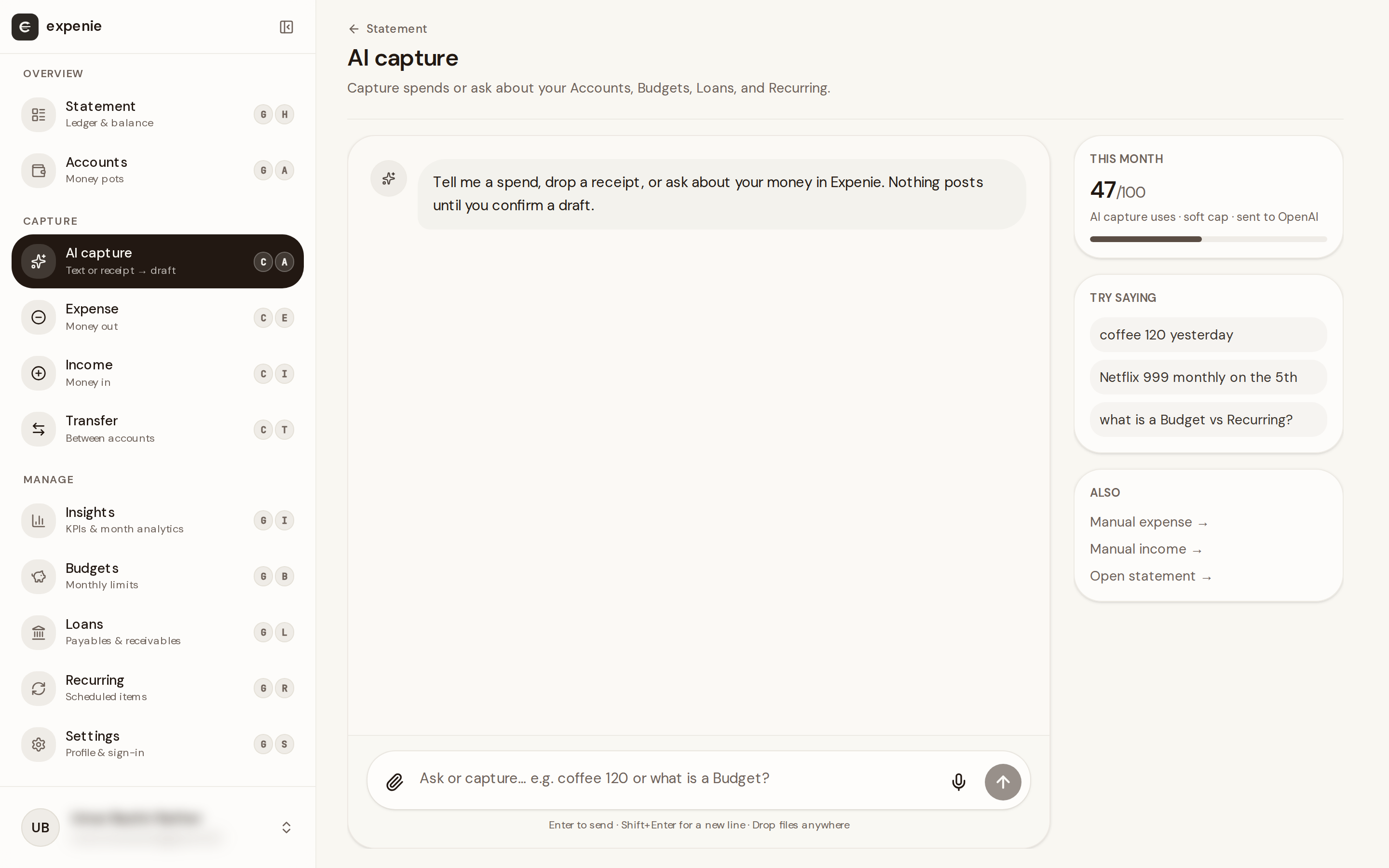 Expenie screenshot 3