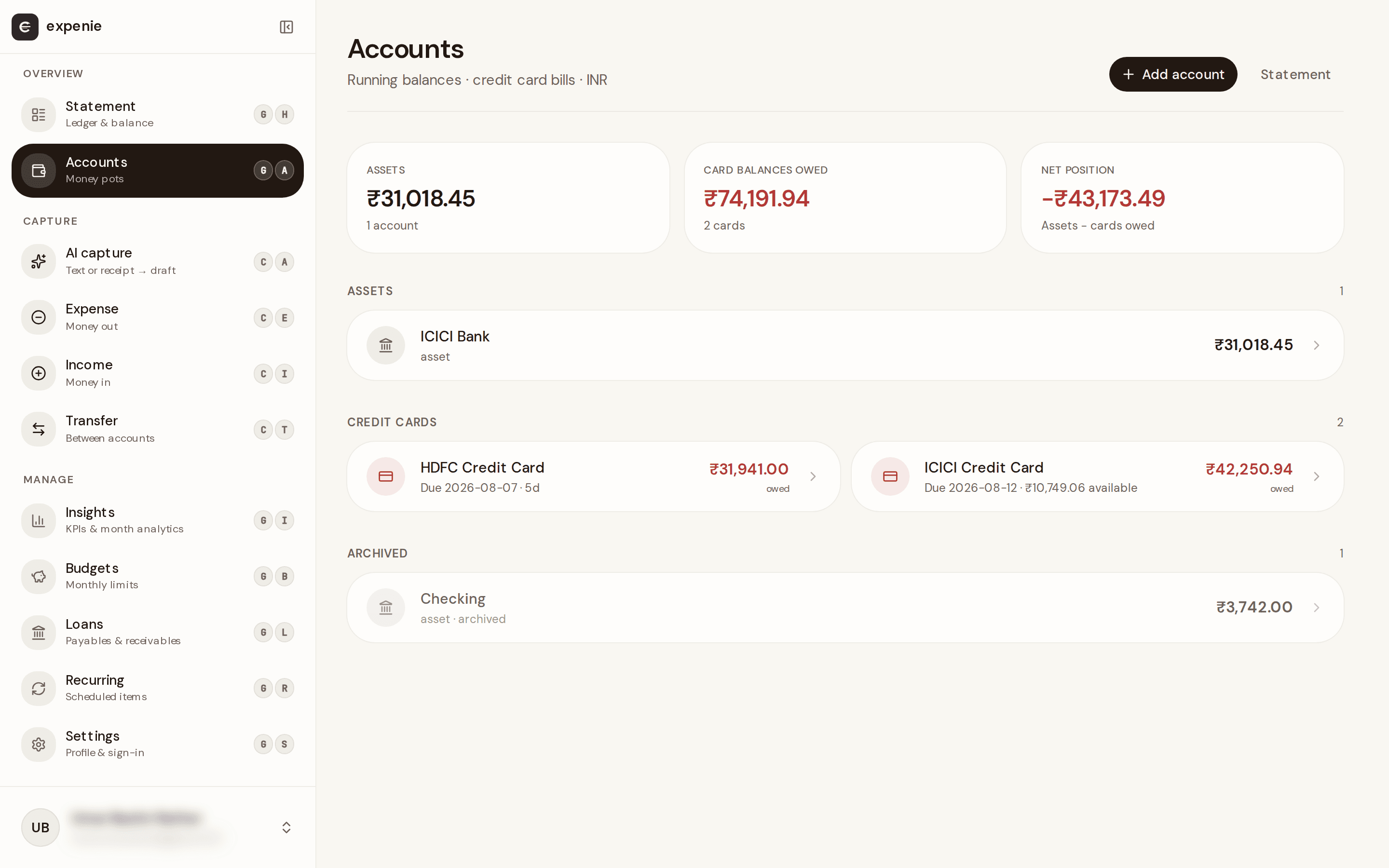 Expenie screenshot 4