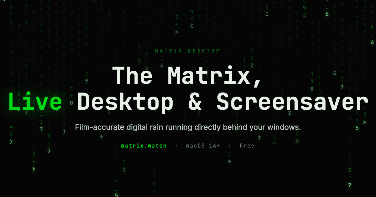 Matrix Desktop in use