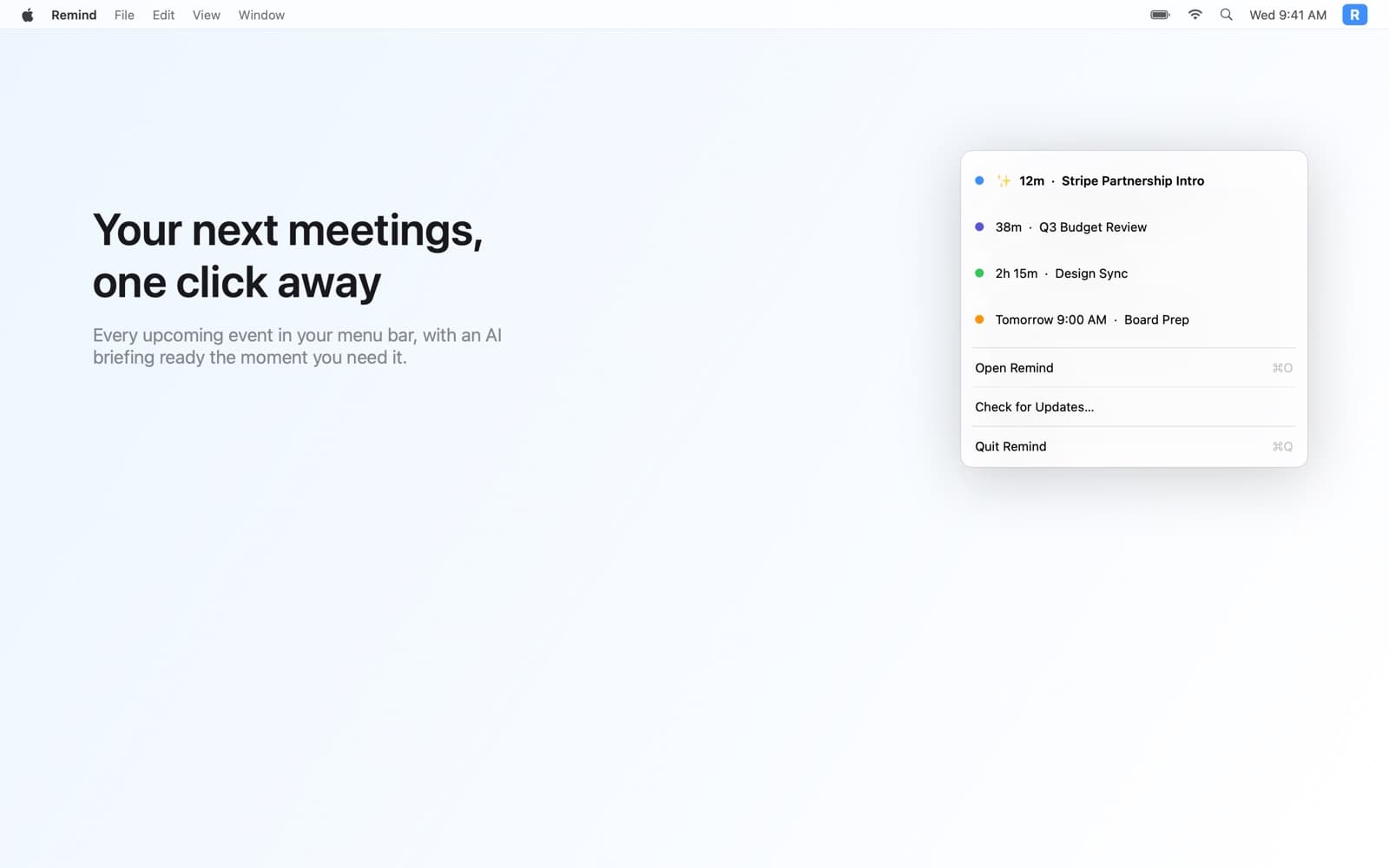 Remind screenshot 2