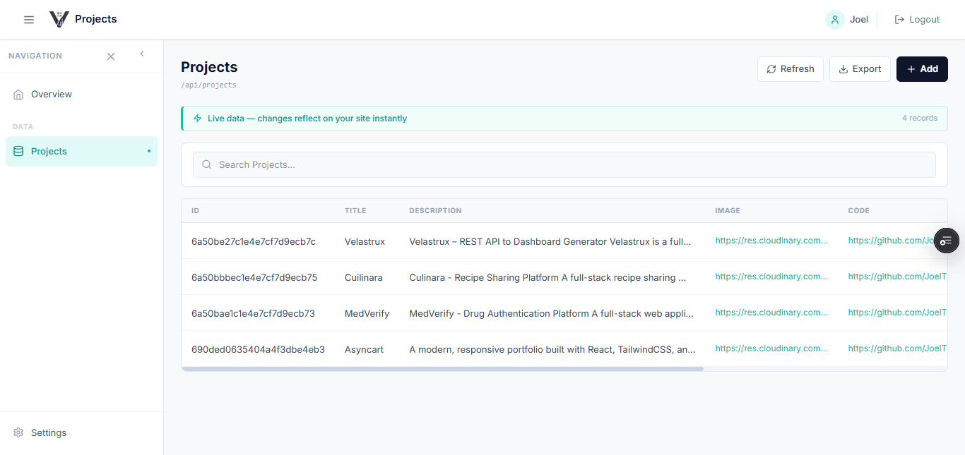 Velastrux screenshot 2