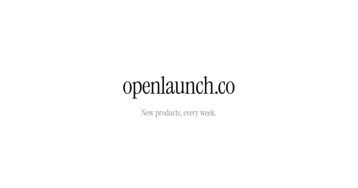 OpenLaunch in use