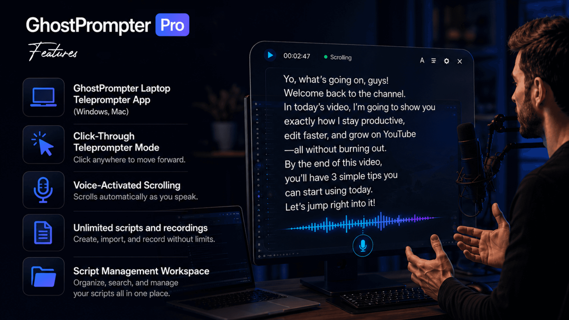 GhostPrompter in use