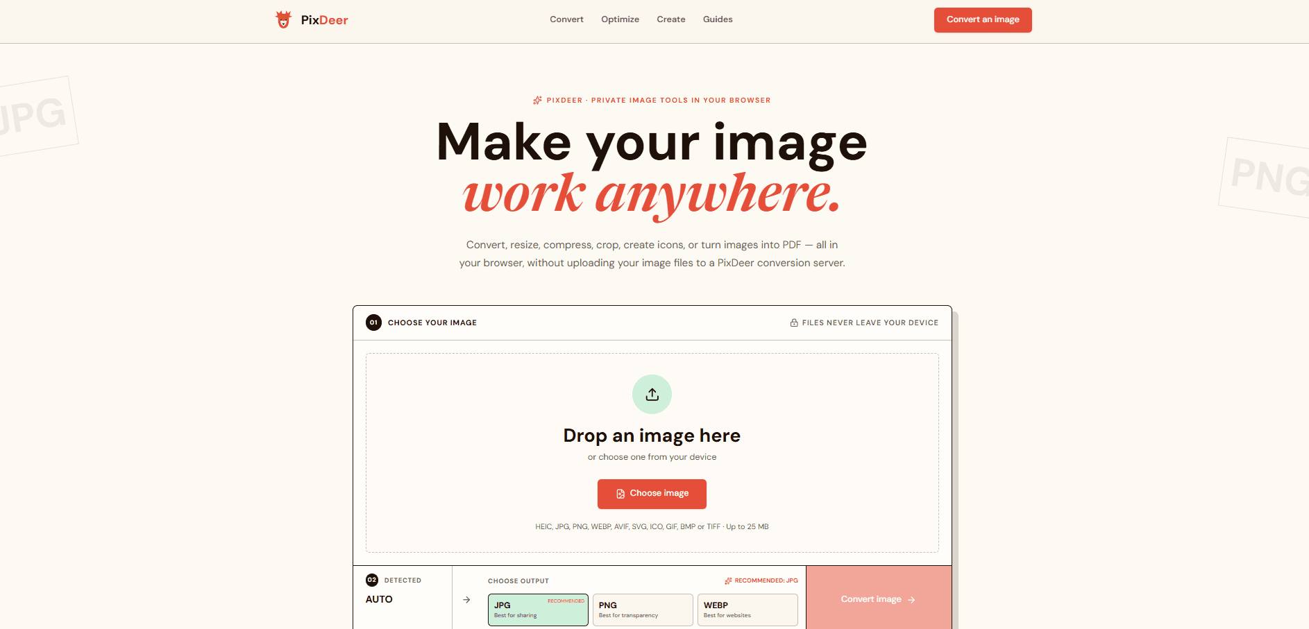 PixDeer in use