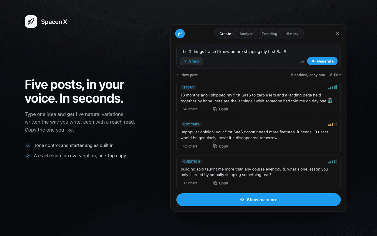 SpacerrX screenshot 3