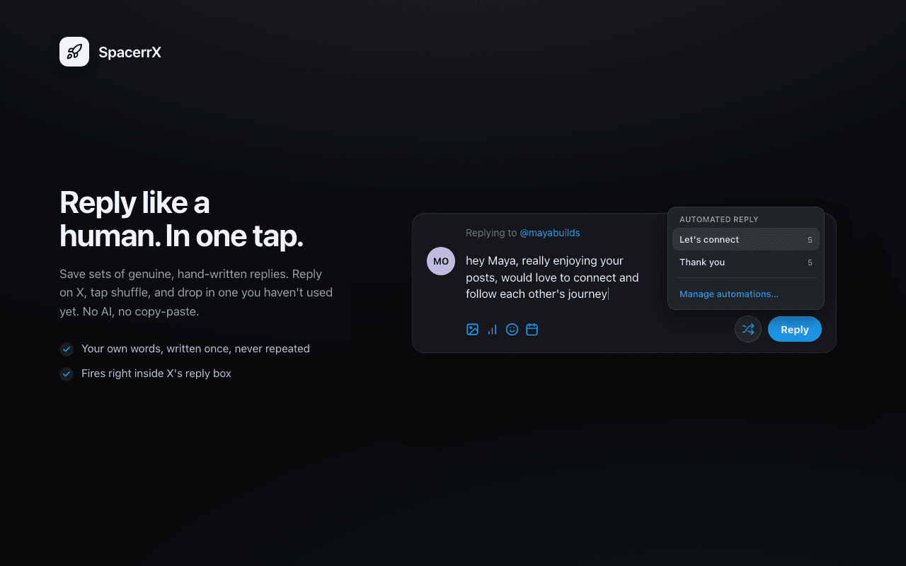 SpacerrX screenshot 2
