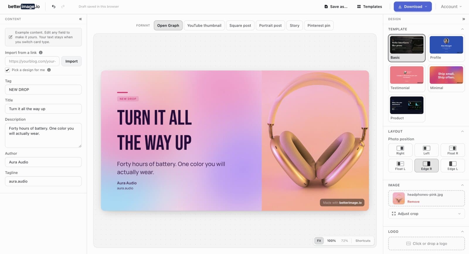 Betterimage.io screenshot 2