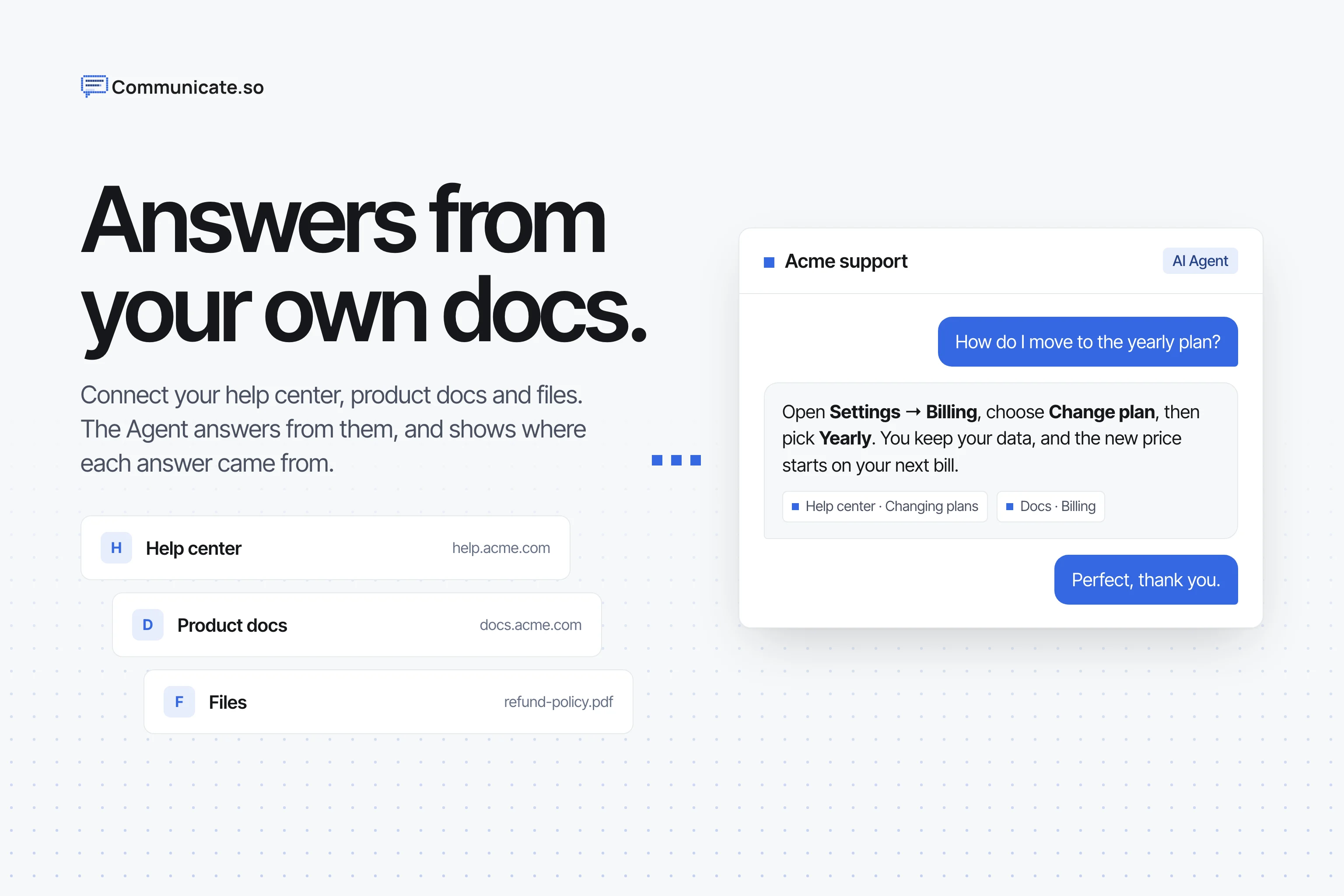 Communicate in use