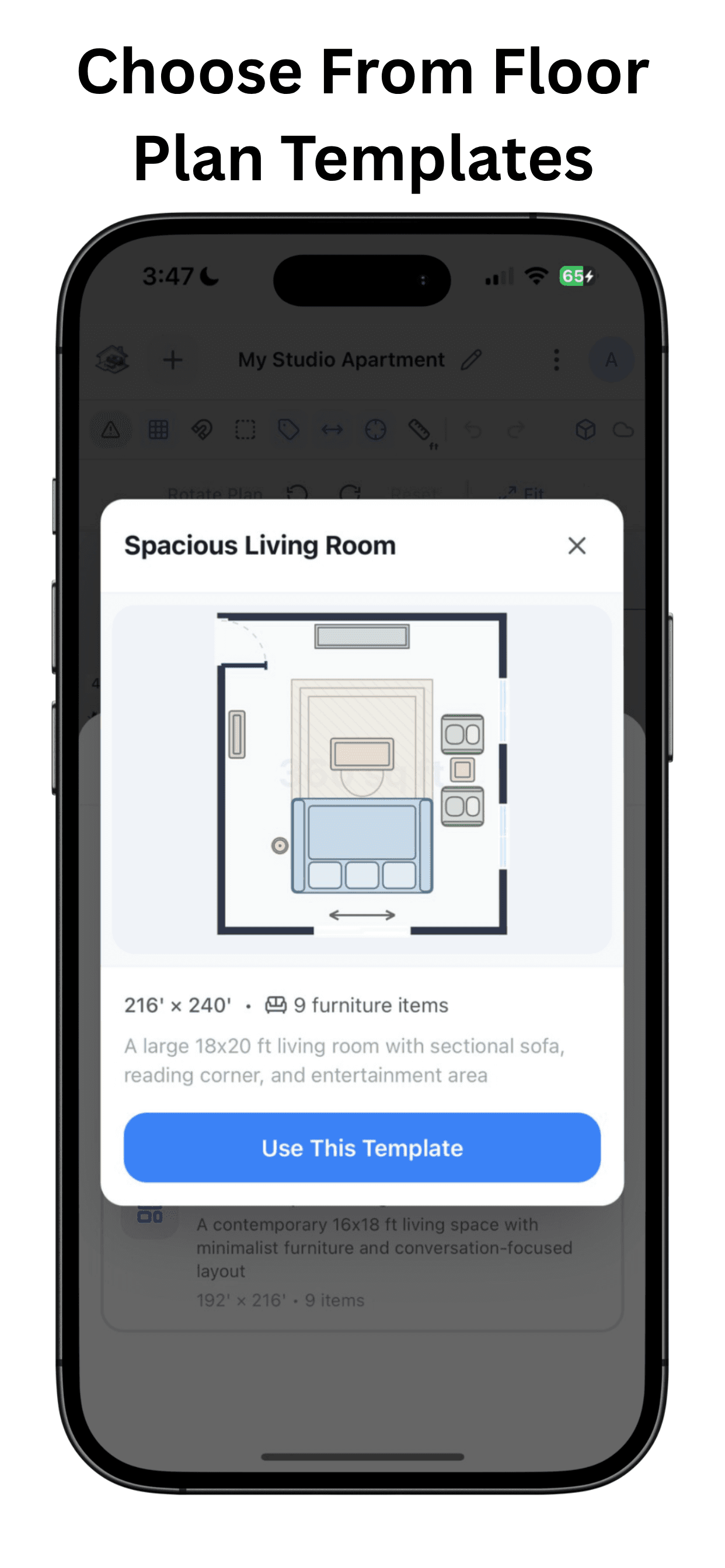 RoomSketch3D Floor Planner screenshot 4