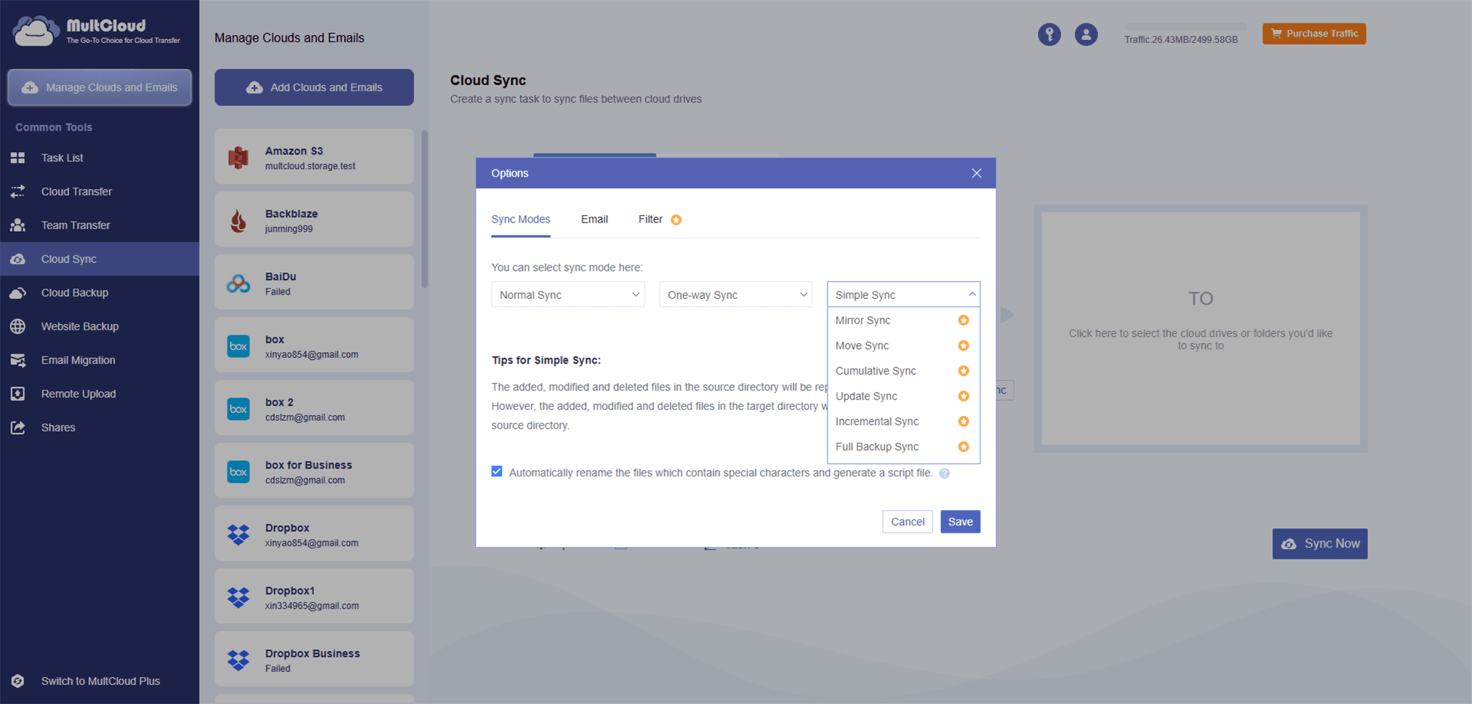 MultCloud screenshot 5