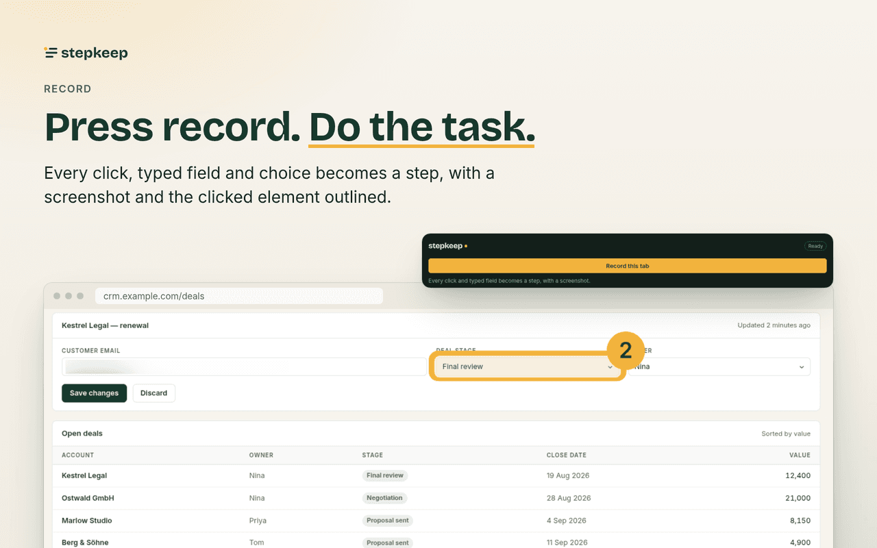 Stepkeep screenshot 2