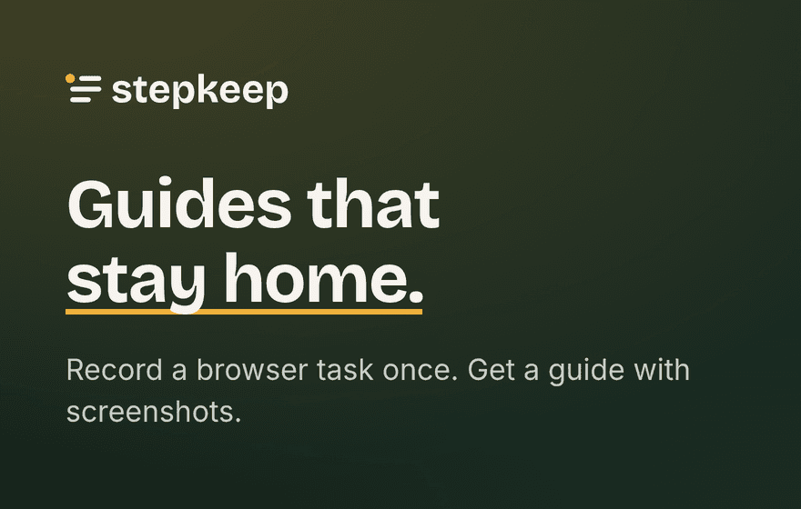 Stepkeep in use
