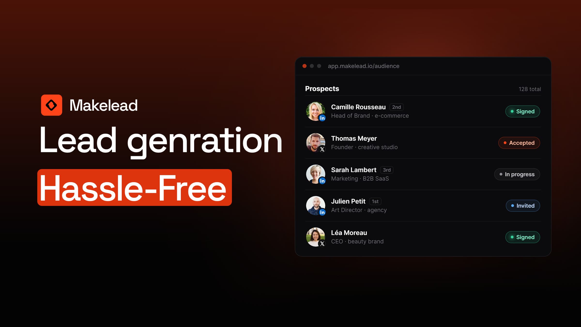 Makelead screenshot 3