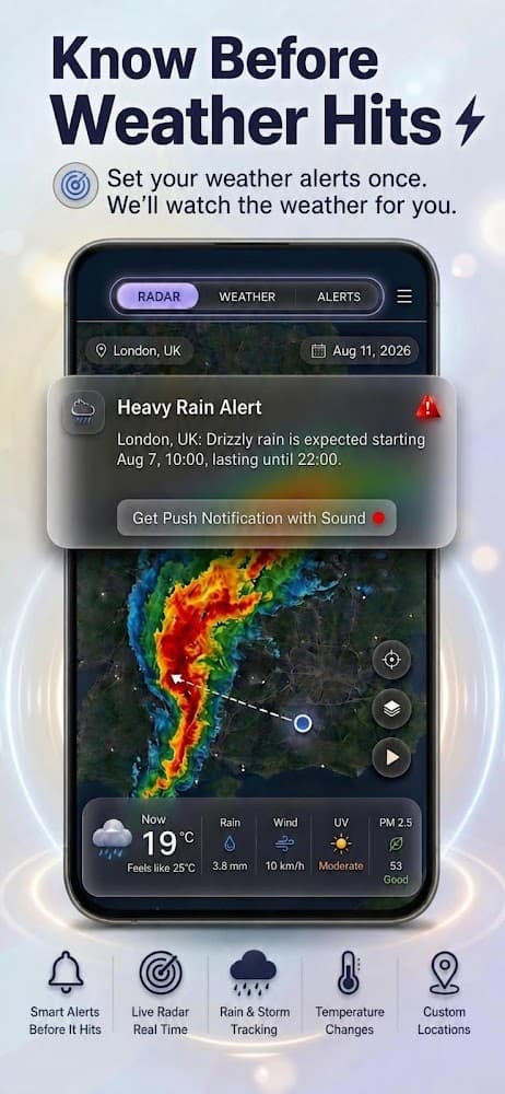 Weather Alerts in use