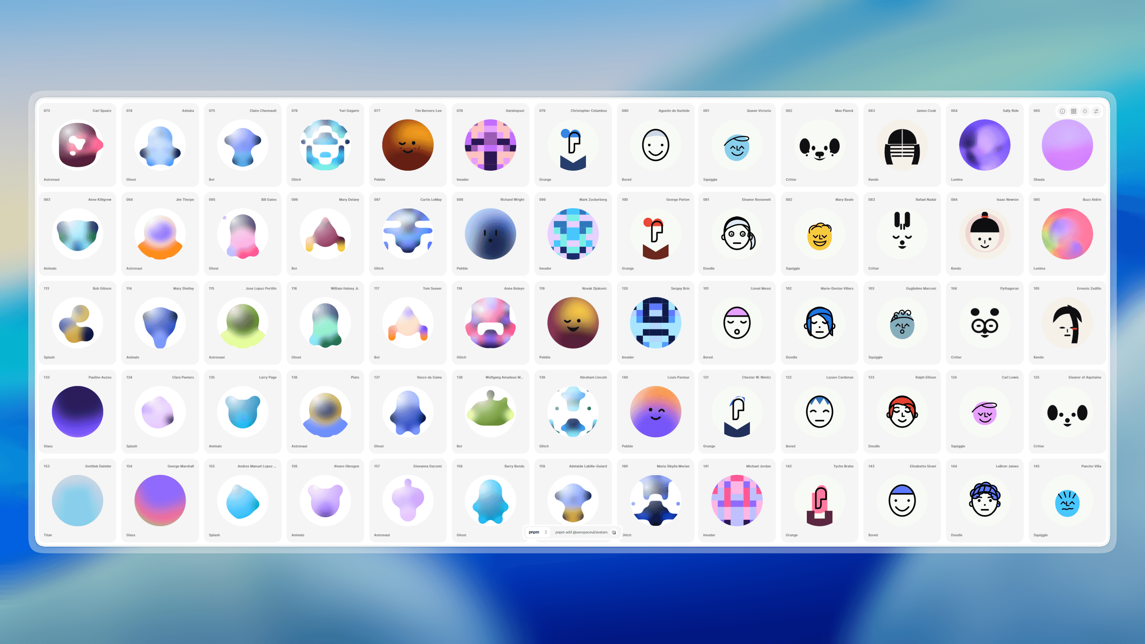 Space UI screenshot 3