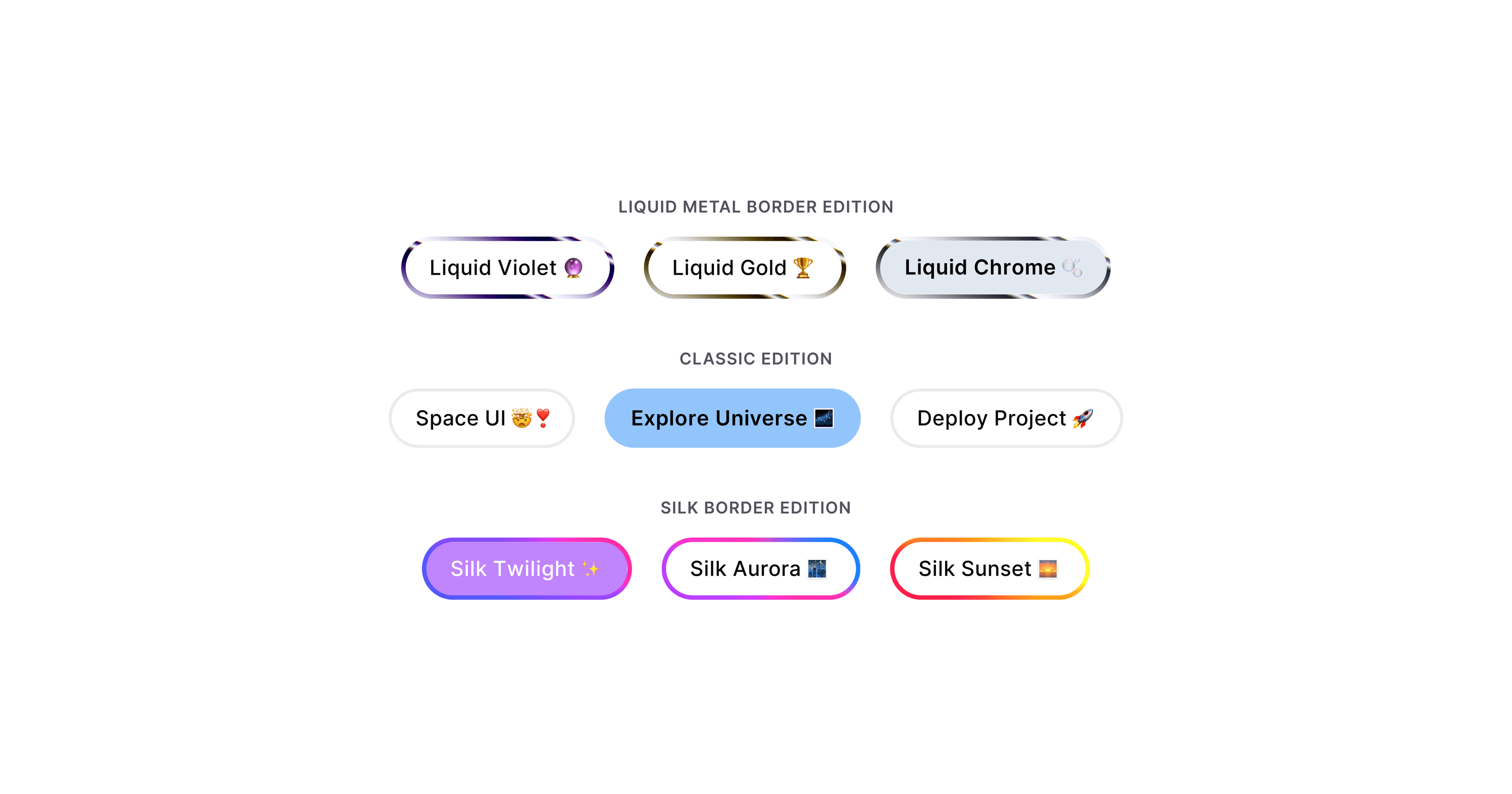 Space UI screenshot 2