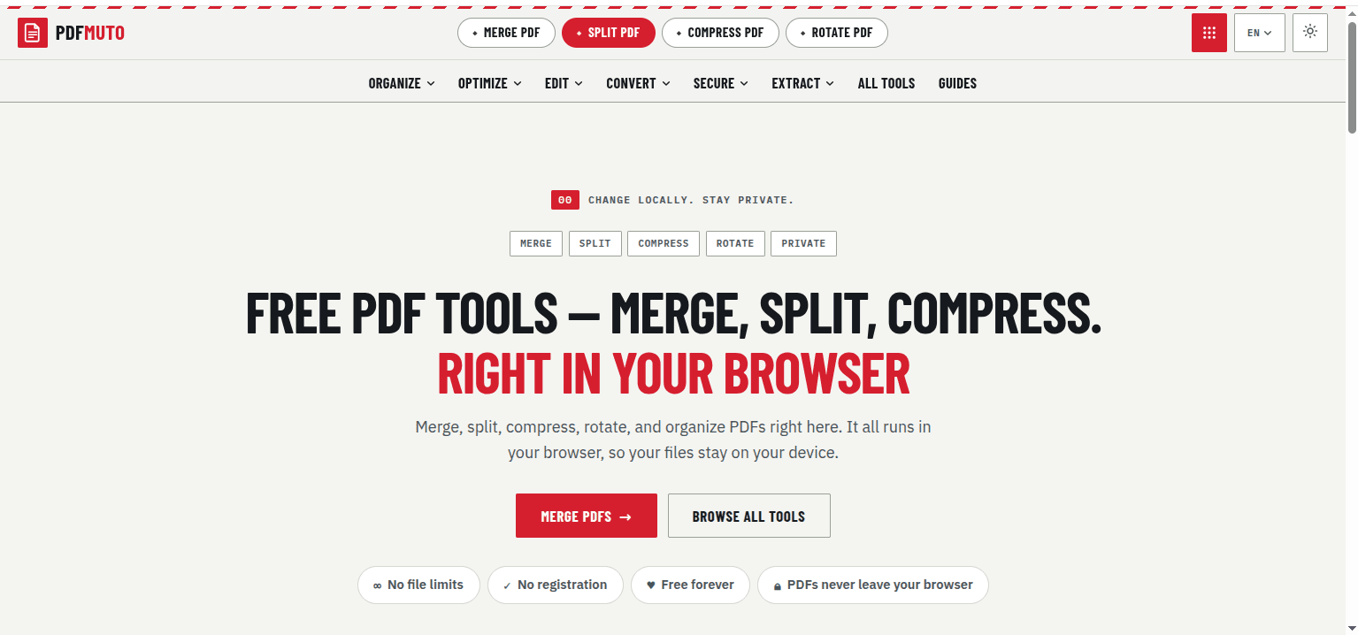 PDFmuto in use