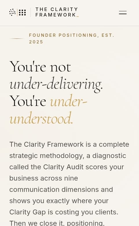 The Clarity Framework, Close the Clarity Gap in use