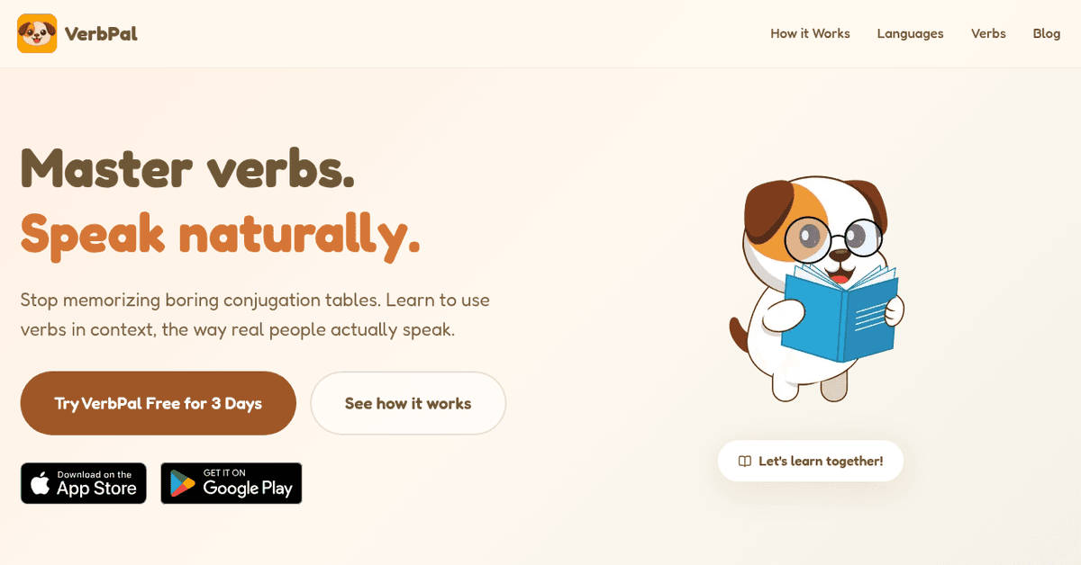 VerbPal screenshot 2