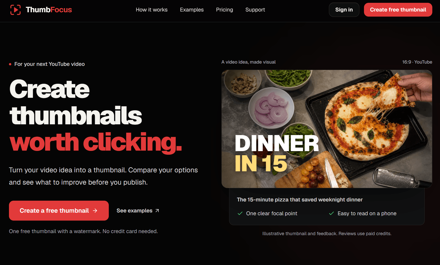 ThumbFocus in use