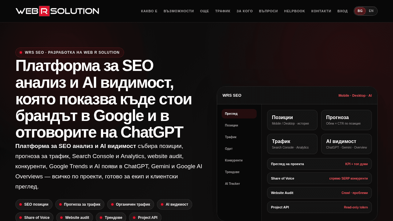 WRS SEO in use