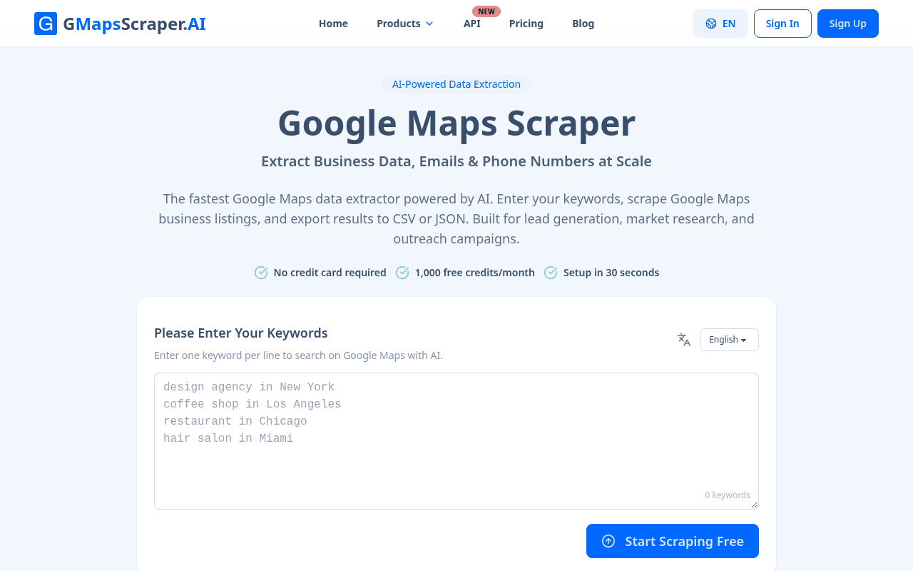 GMapsScraper.AI screenshot 2