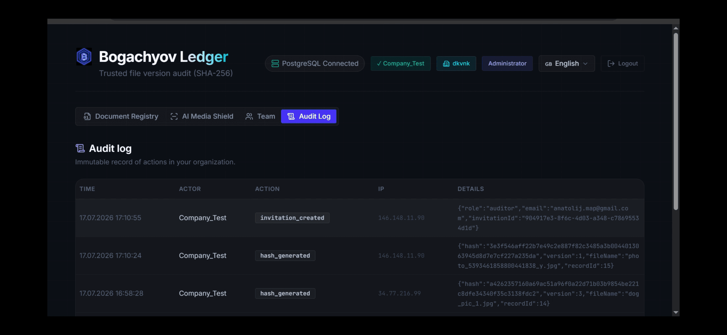 Bogachyov Ledger screenshot 5