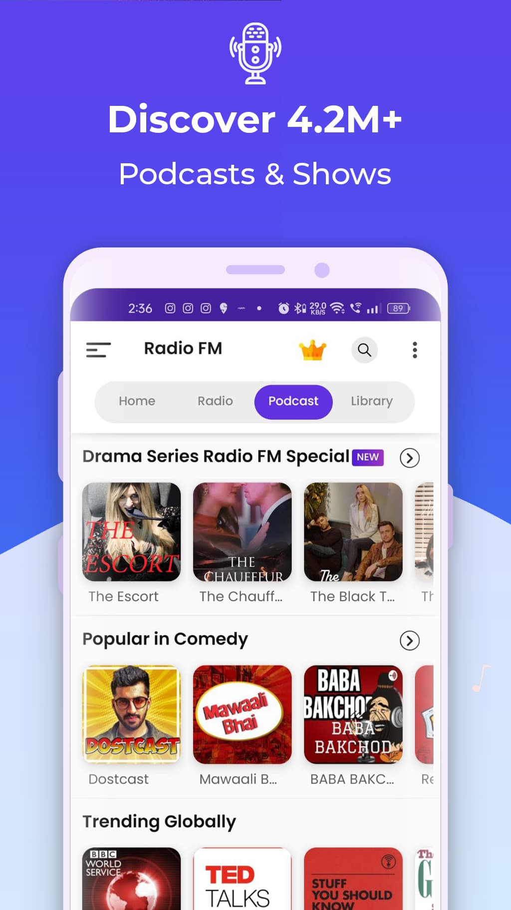 Radio FM: Music, News & Podcasts screenshot 3
