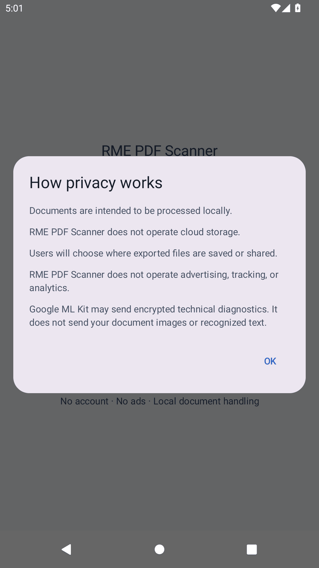 RME: PDF & Document Scanner screenshot 5