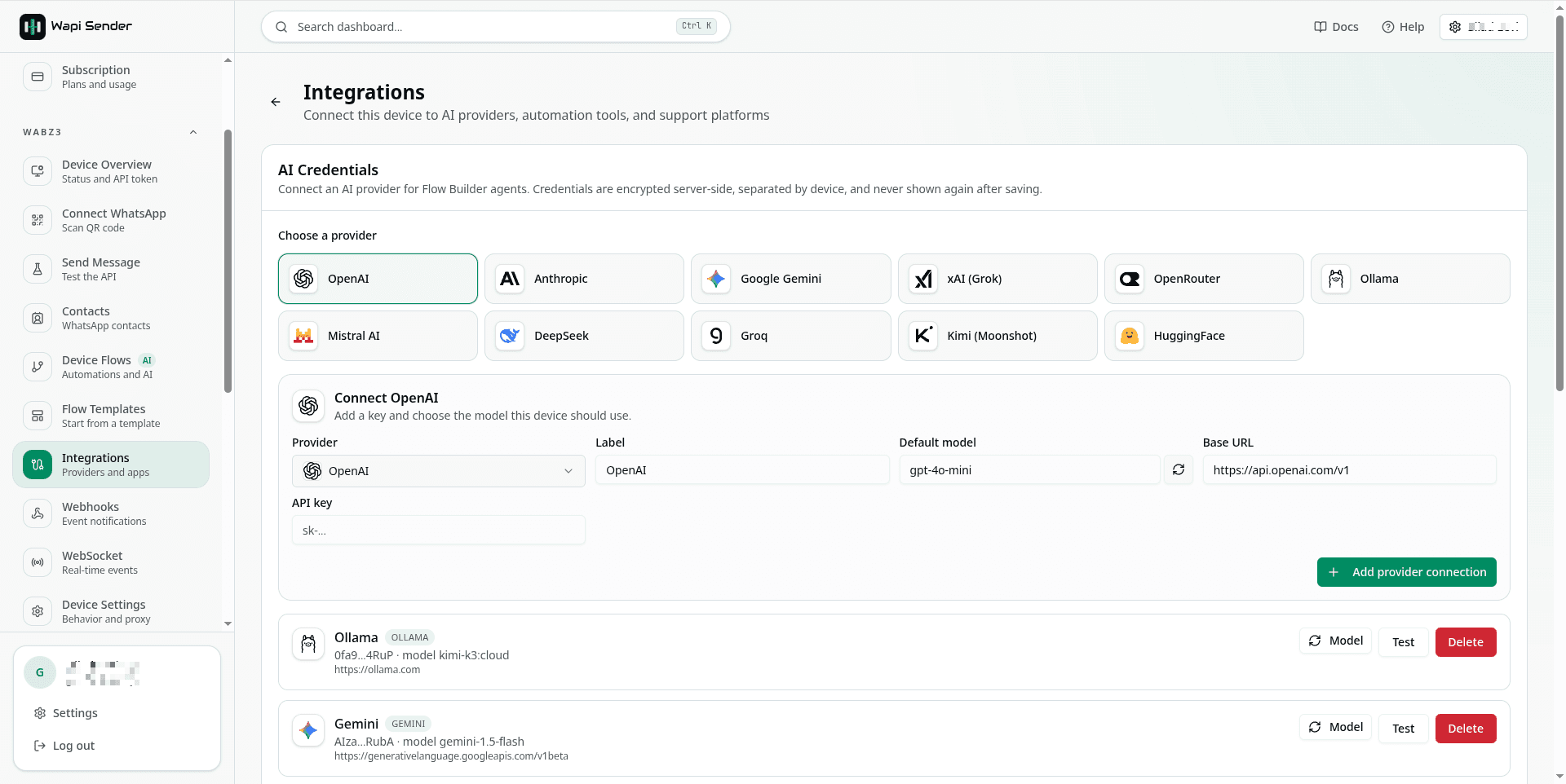 WapiSender screenshot 5