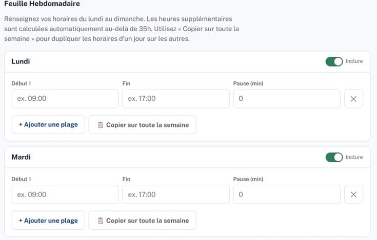 Calcul Heure screenshot 2
