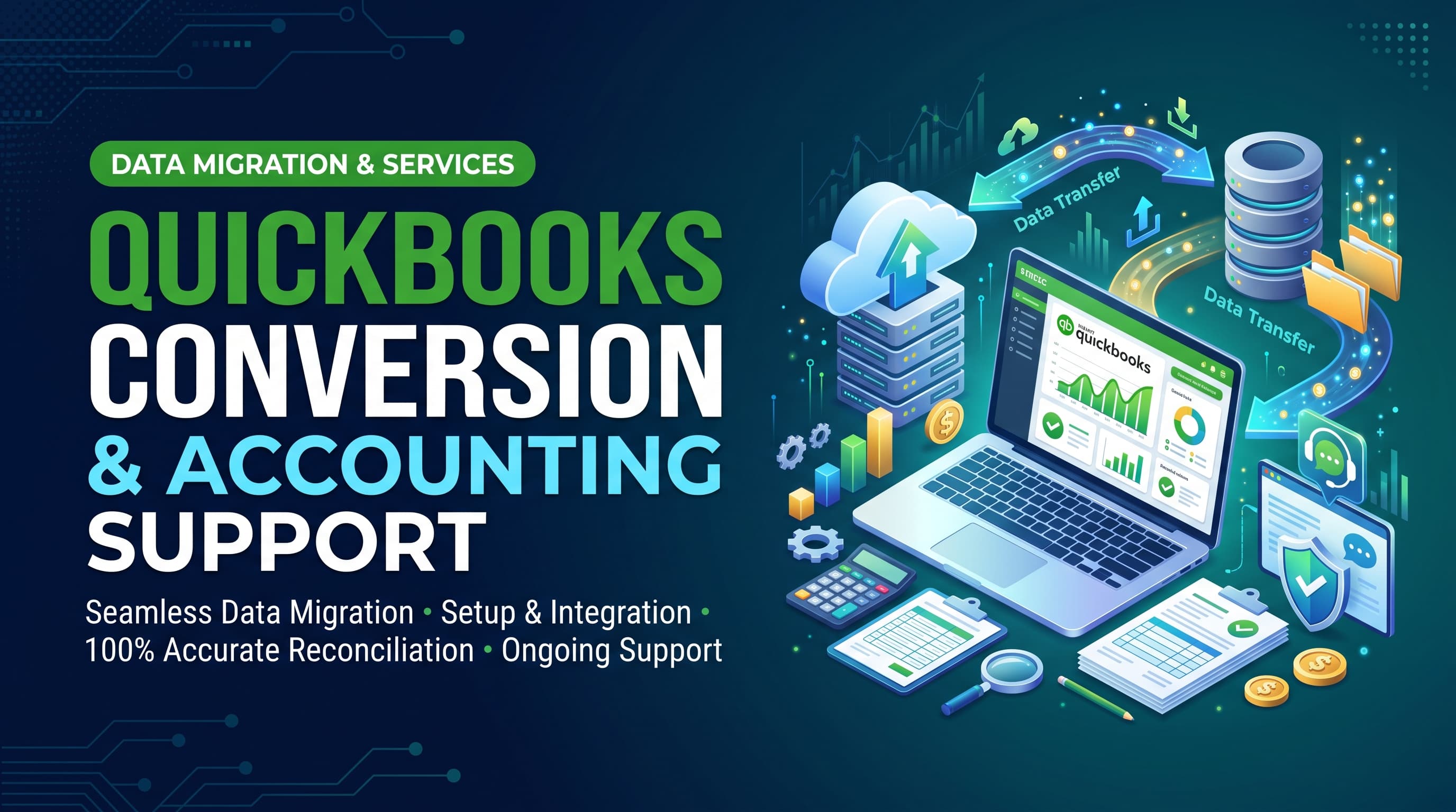 QuickBooks Conversion & Accounting Services in use