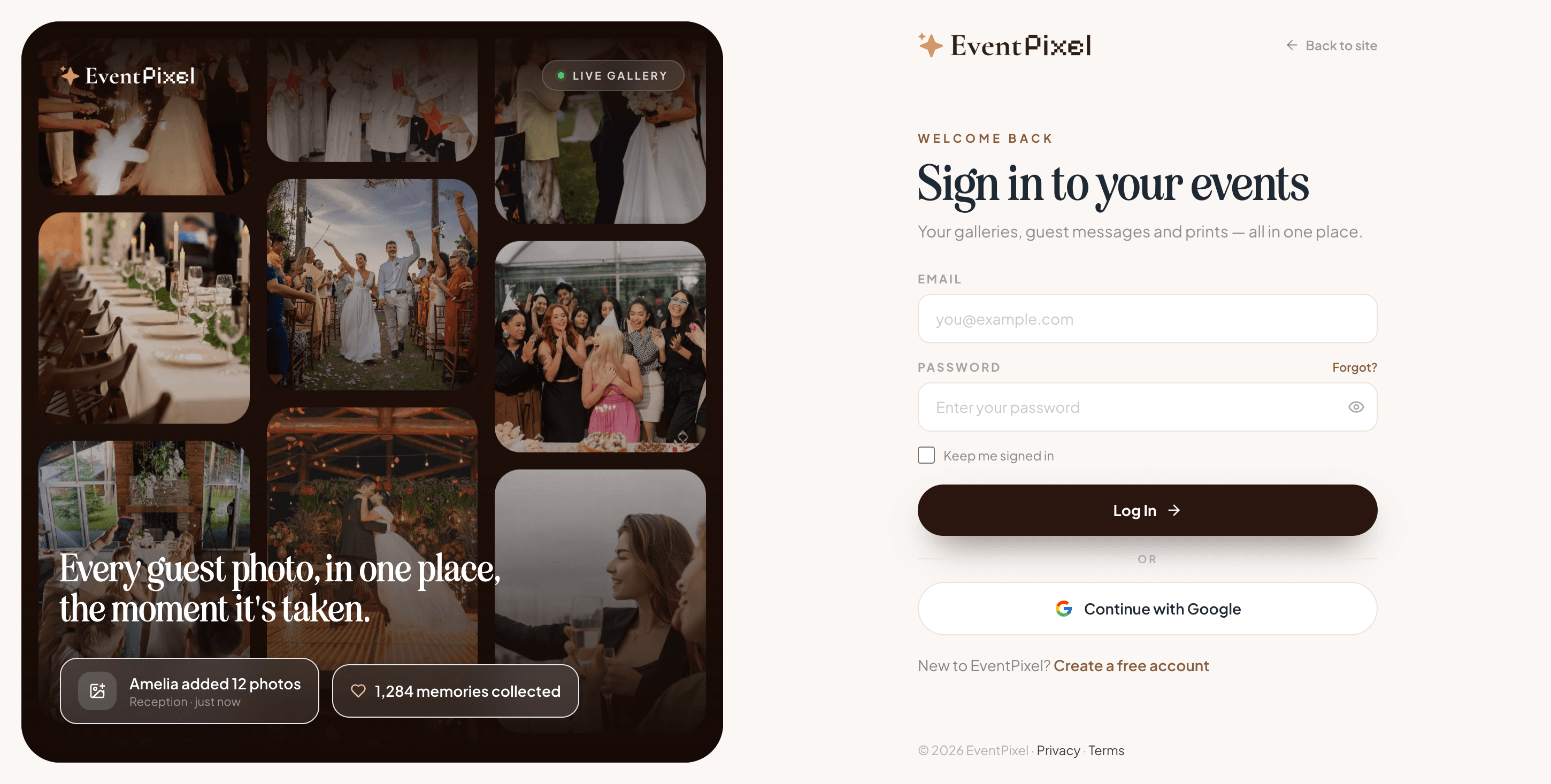 EventPixel screenshot 2