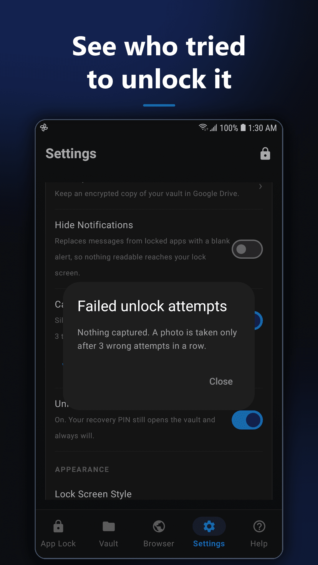 App Lock & Secure Photo Vault screenshot 5
