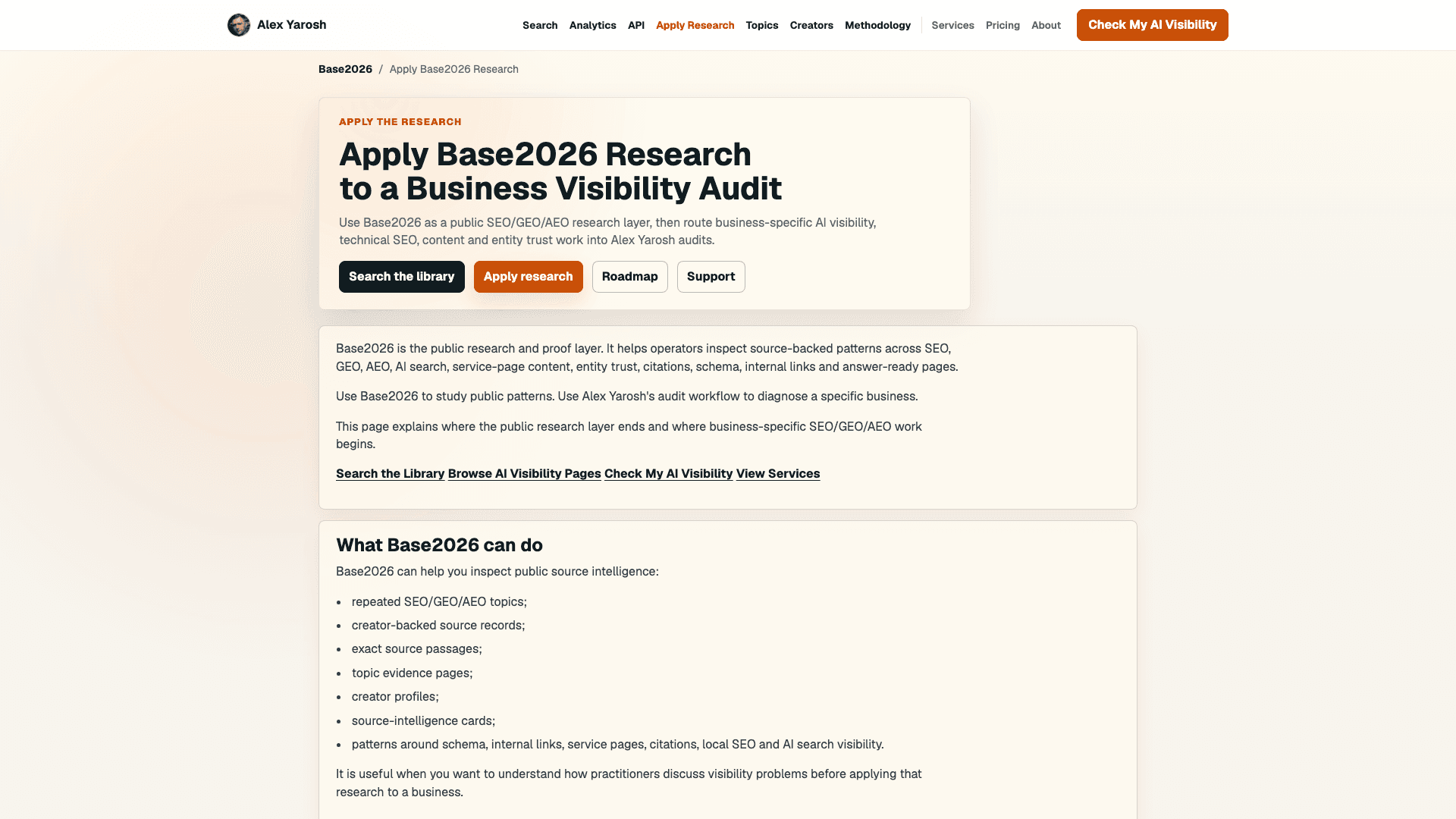 Base2026 in use