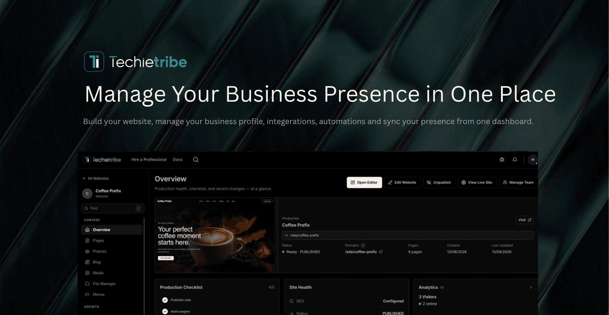 Techietribe AI in use