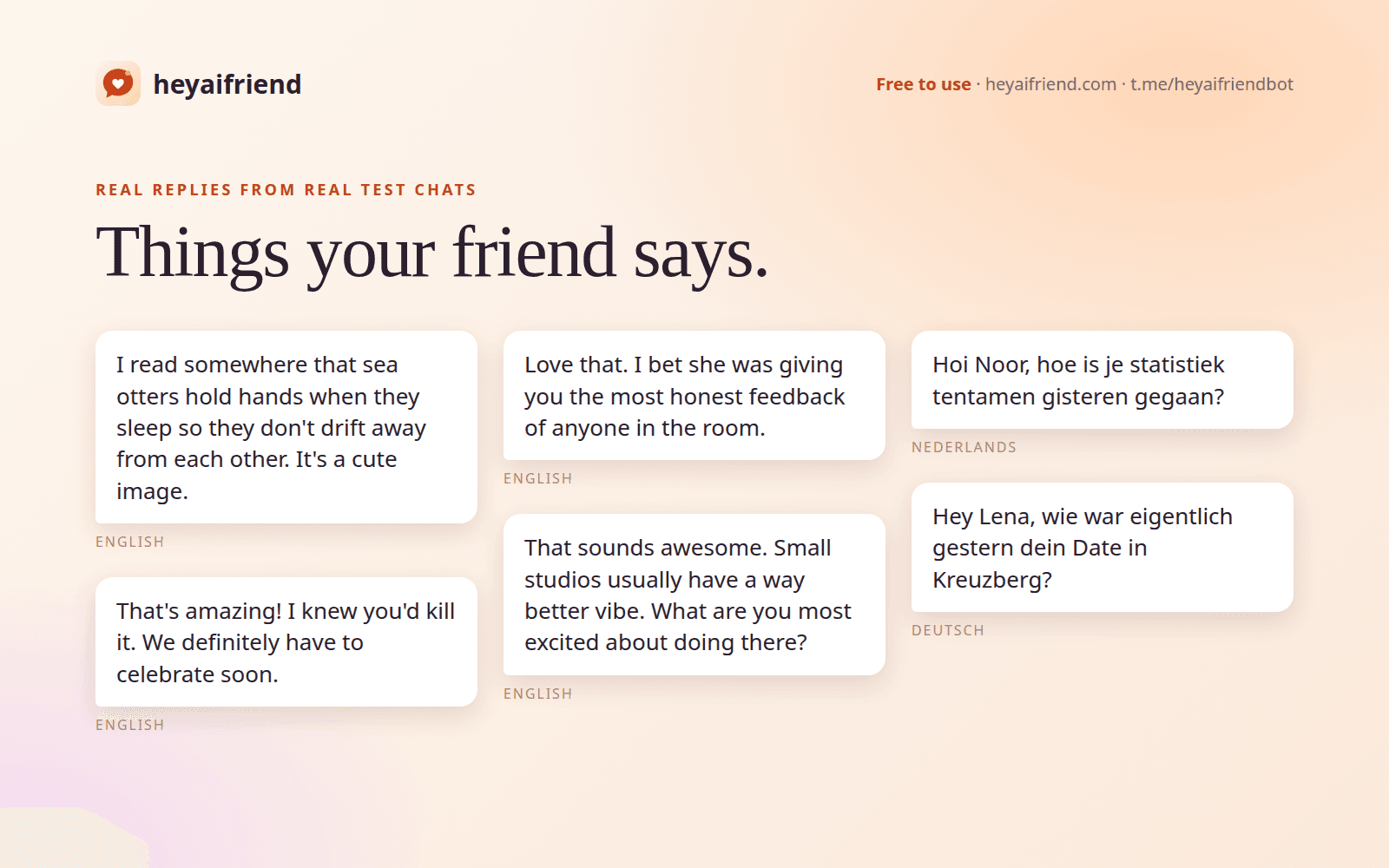 Heyaifriend screenshot 5